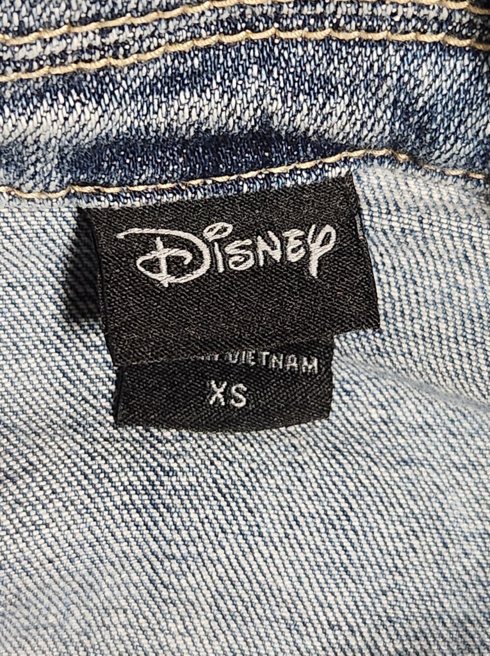 Disney Lilo & Stitch Denim Patch Jacket Size XS - Picture 7 of 10